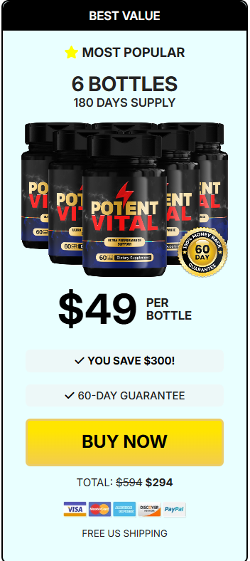 PotentVital 6 Bottle Price